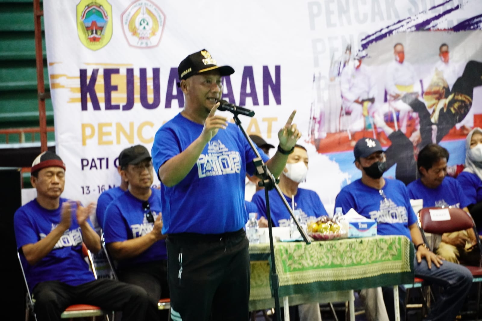 Pj Bupati Buka Kejuaraan Pencak Silat Pati Open 2022