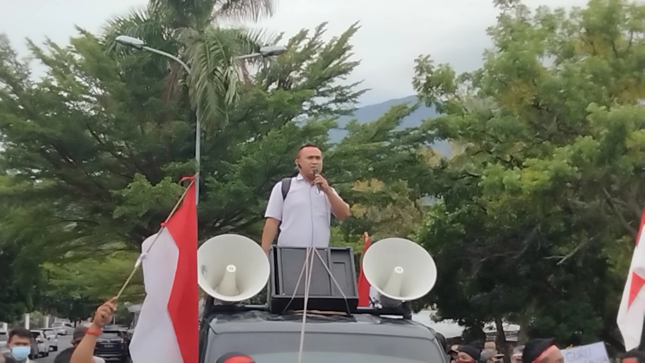 Ratusan GLPG Lampung Selatan Cari Keadilan Dengan Gelar Aksi di Kantor Bupati Lamsel