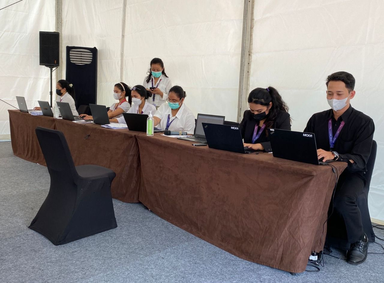 Protokol Kesehatan Ketat di Media Center KTT G20
