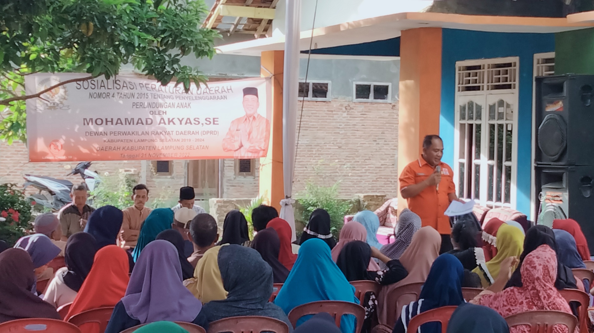 M, Akyas Sosialisasikan Perda No:4 Tahun 2015