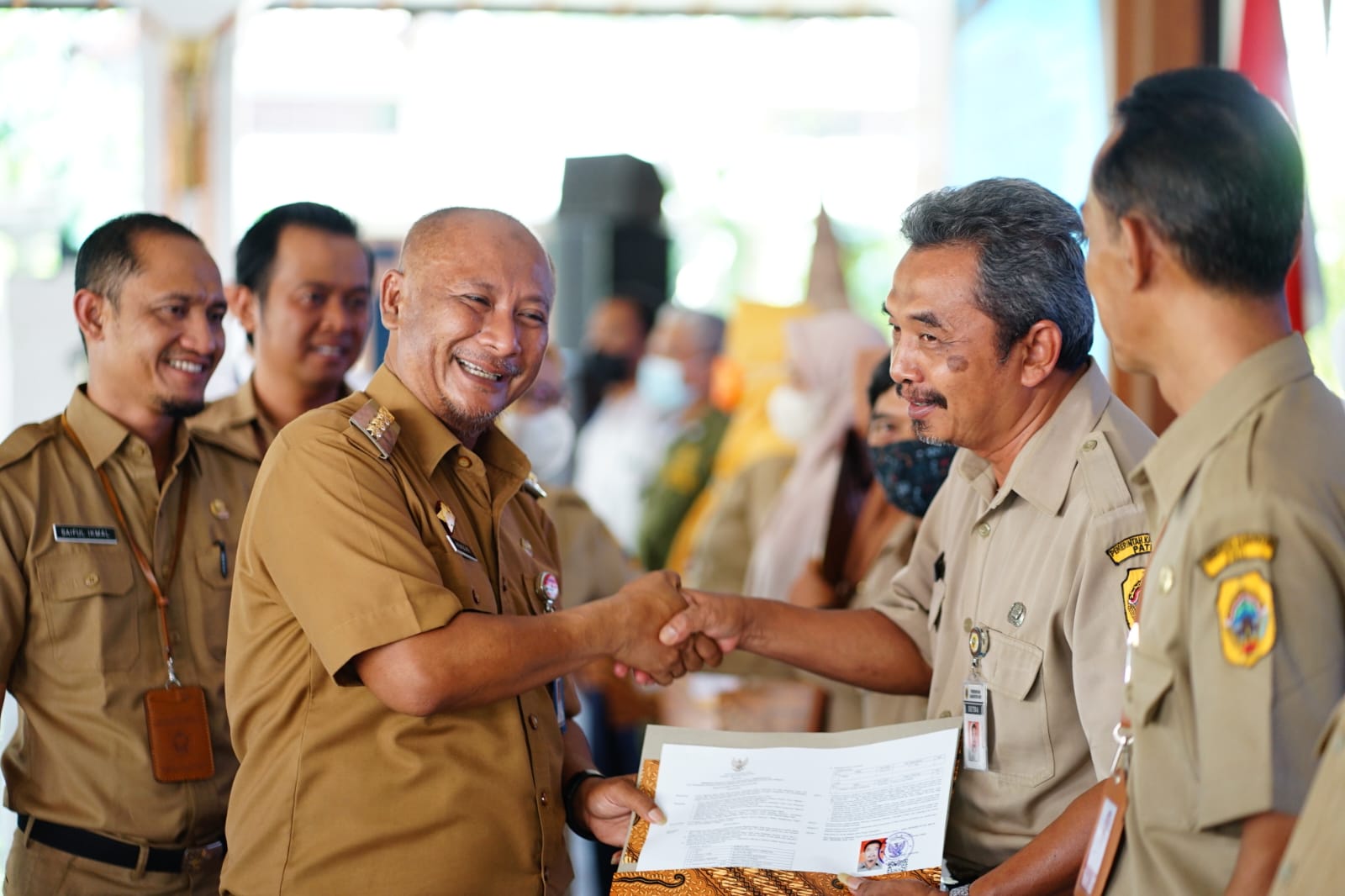 135 SK Pensiun ASN Diserahkan Pj Bupati Pati