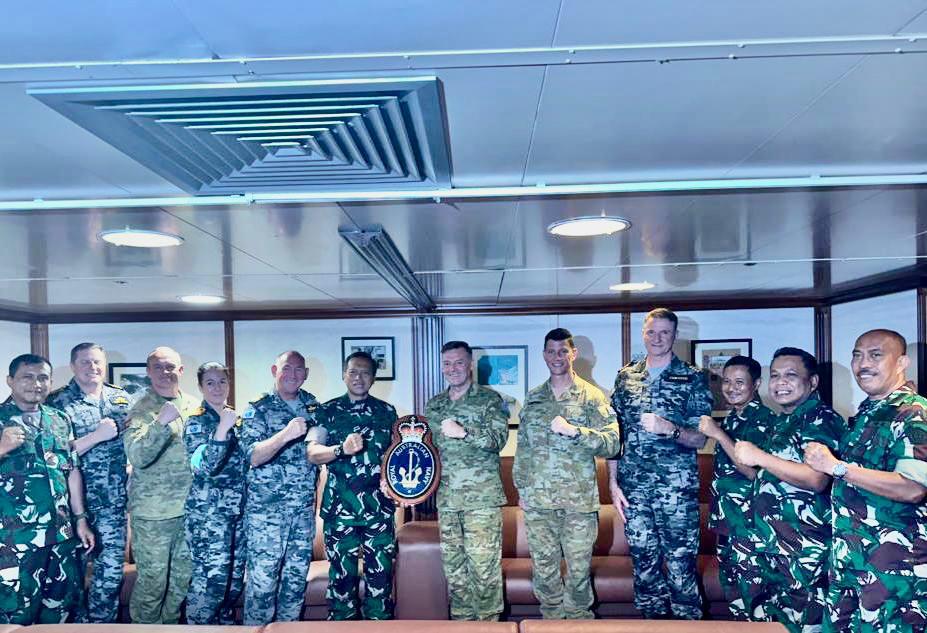 Pangkogabwilhan III Hadiri Undangan LG. Greg Bilton (Chief of Joint Operation Command)