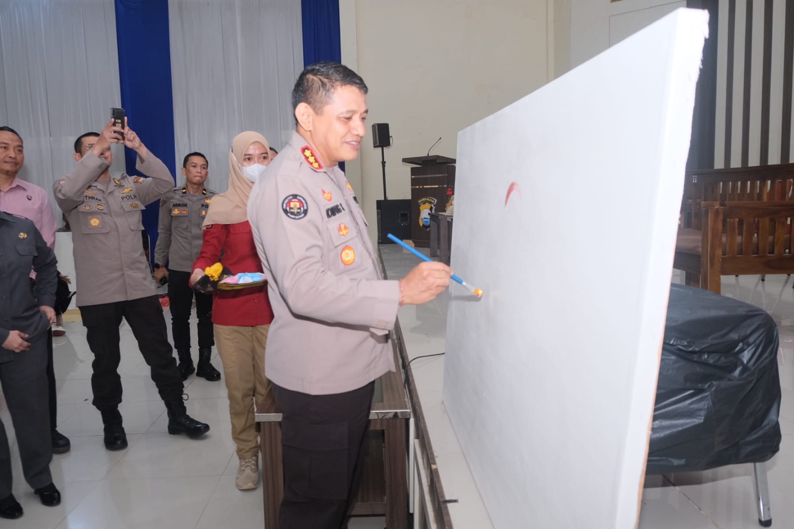 Kaum Difabel Ikut Ajang Police Art Festival 2022