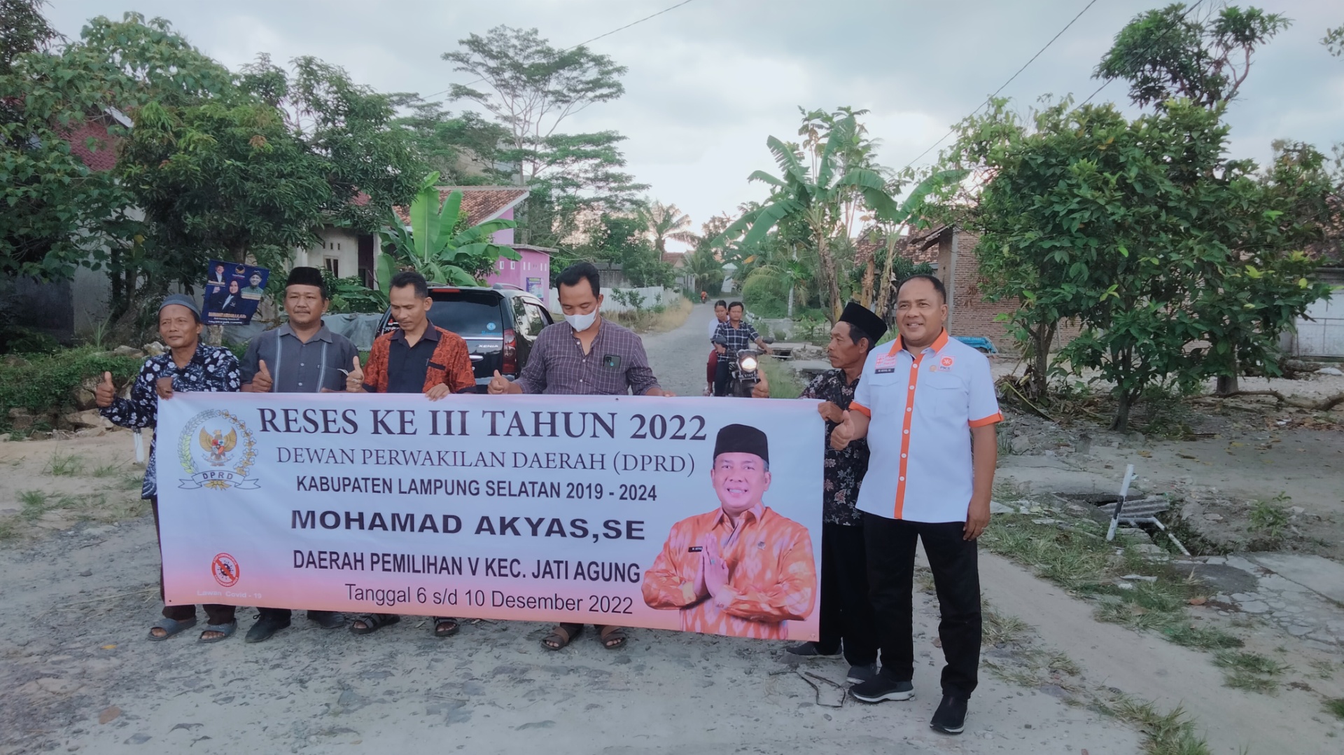 Usai Serap Aspirasi, M, Akyas Tinjau Lokasi Usulan Masyarakat