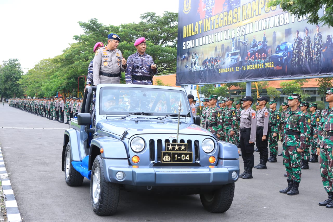 Kalemdiklat Polri Hadiri Penutupan Diklat Integrasi Kampus Kebangsaan TNI – Polri TA 2022