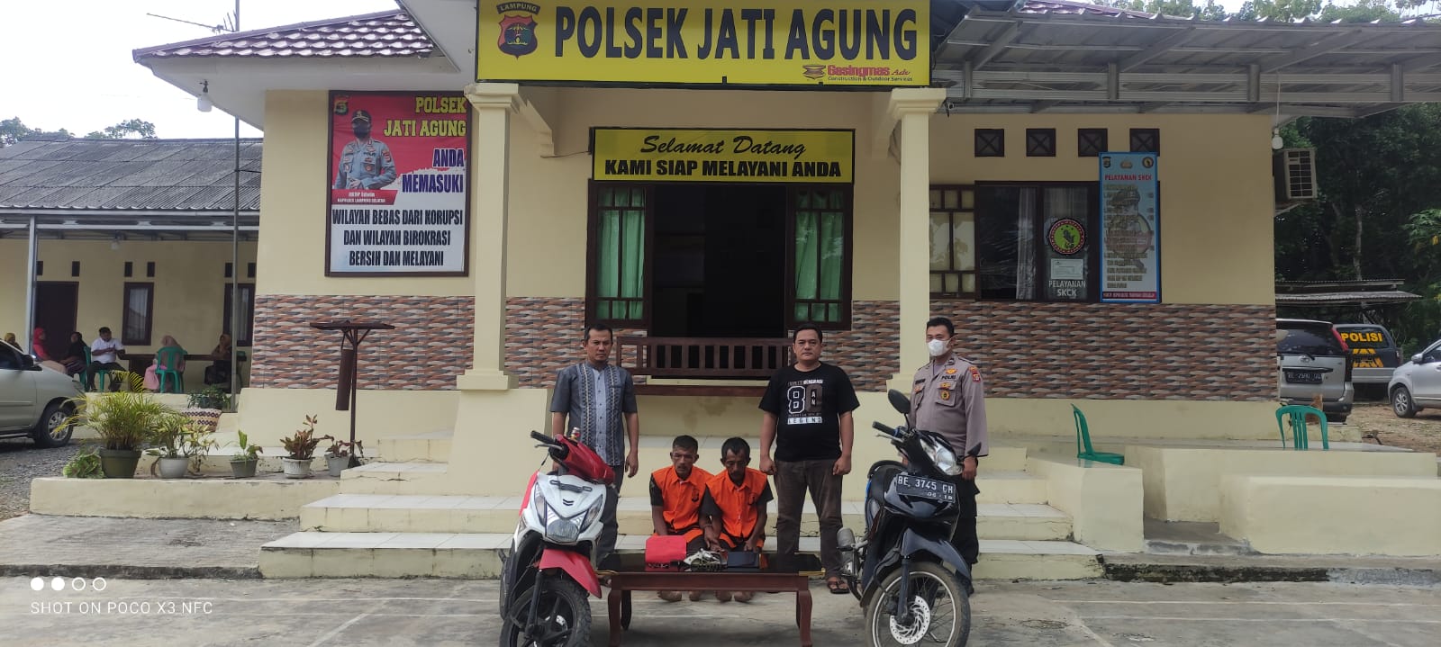Jelang Nataru Polsek Jatiagung Ringkus 2 Pelaku Curat