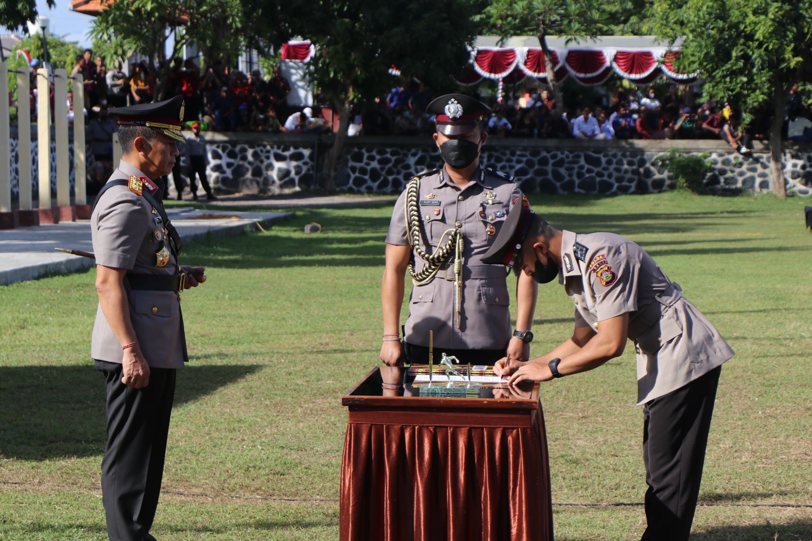Kapolda Bali Lantik 211 Siswa Diktukba Polri Gelombang II T.A. 2022