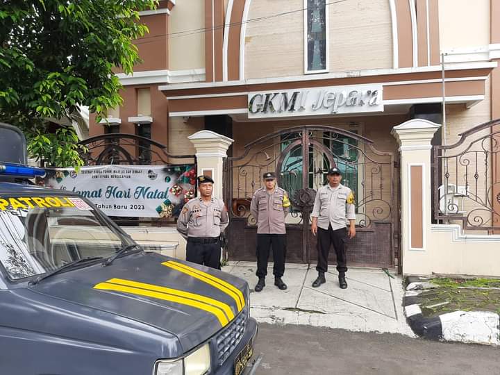 Polsek Jepara Kota Gencarkan Patroli Gereja
