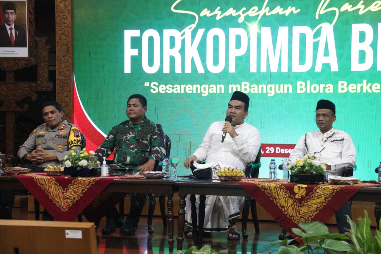 Bupati Adakan Serasehan Refleksi Akhir Tahun Pemerintahan Blora