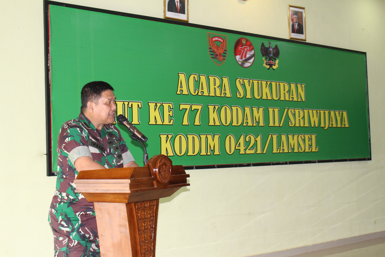 Letkol Inf Fajar Akhirudin: Pegang Teguh Komitmen Jatidiri TNI Sebagai Tentara Rakyat,