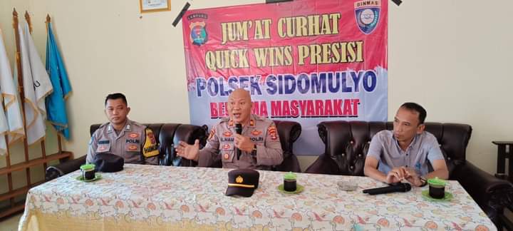 Pemdes Seloretno Dukung Program, Jum,at Curhat Quick Wins Presisi Polres Lamsel