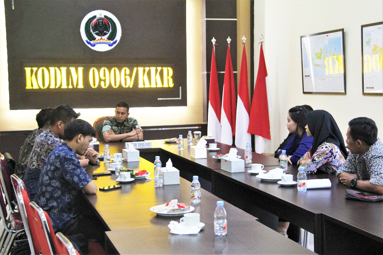 Dandim Kutai Kartanegara, Letkol Inf. Jeffry Satria sambut silaturahmi dan terima audensi AKMM