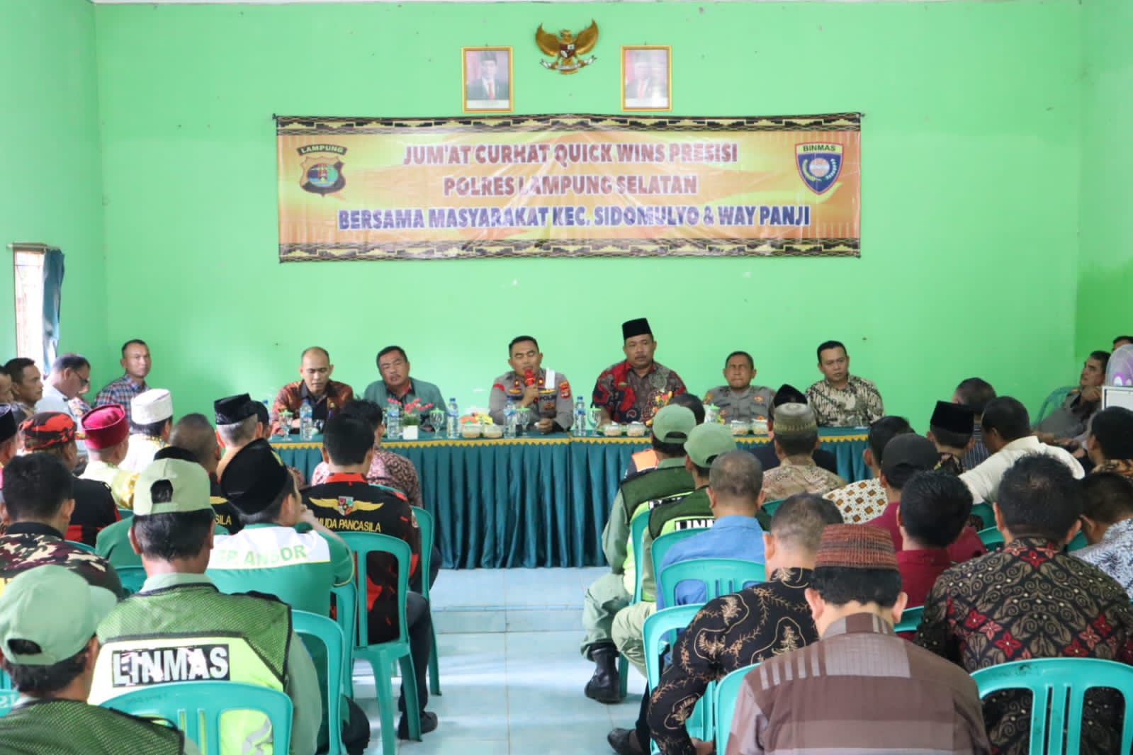 Pemdes Sidomulyo Apresiasi Program Jum,at Curhat Quick Wins Presisi Polres Lamsel