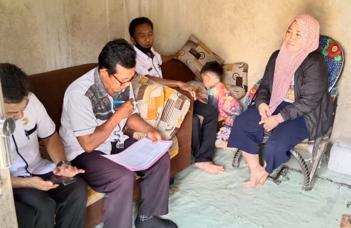 Pemdes Budidaya Verivikasi Calon KPM BLT DD 2023