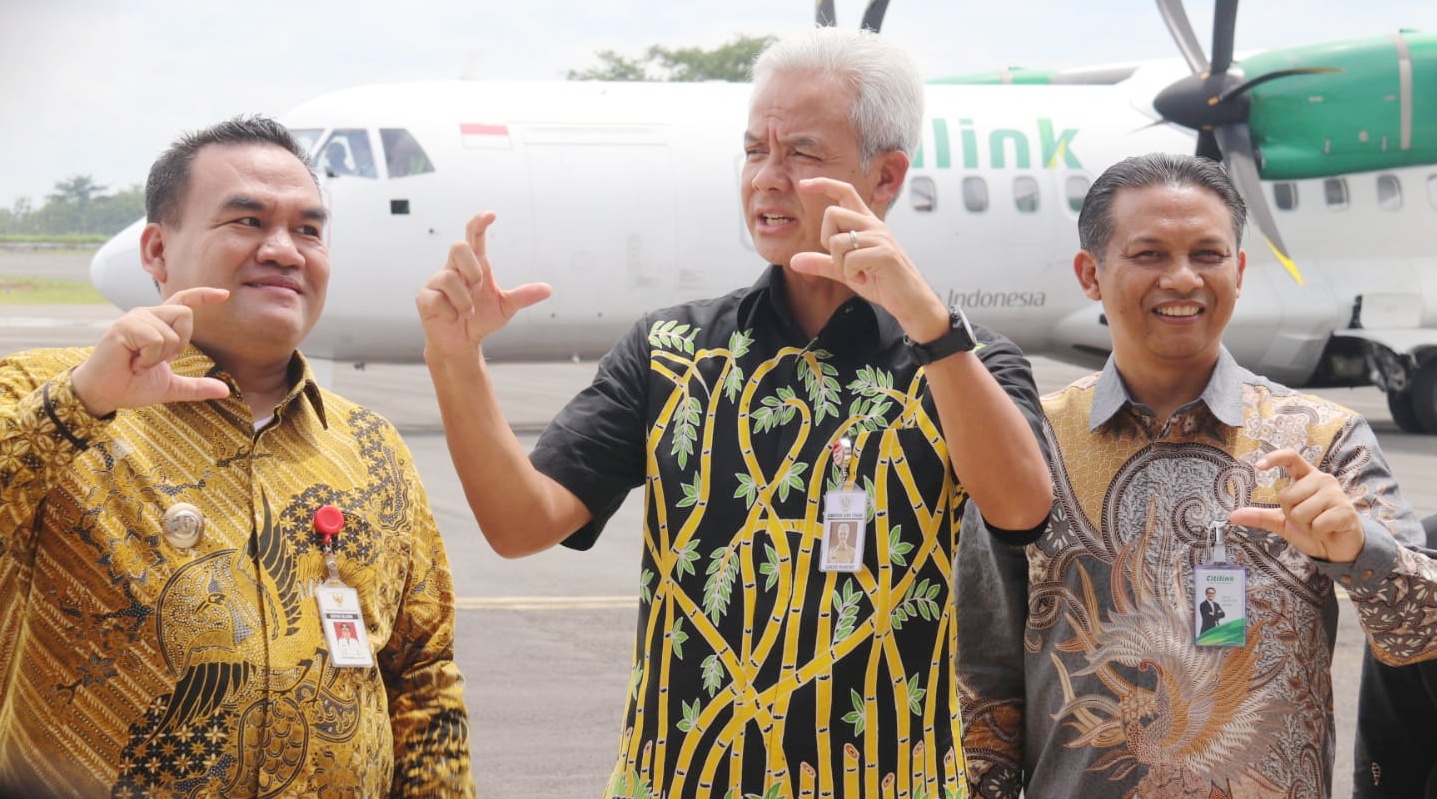 Apresiasi Bandara Ngloram Beroperasi Kembali, Ganjar Sarankan Blora dan Sekitarnya Membuat Banyak Event