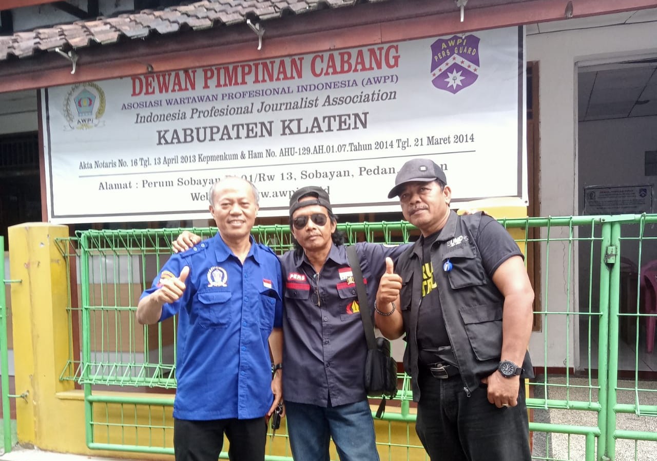 Wakil Ketua DPD AWPI Jateng Mendadak Kunjungi DPC AWPI Klaten, Berharap Semua Anggota dan Pengurus Kompak