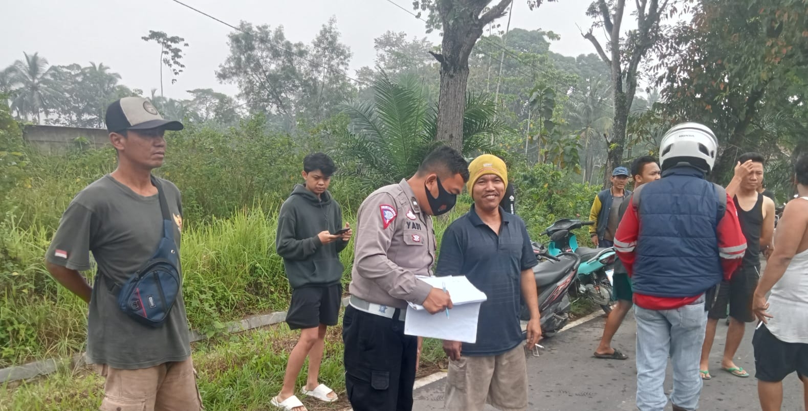 Sepada Motor VS Dump Truk 1 Korban Maninggal