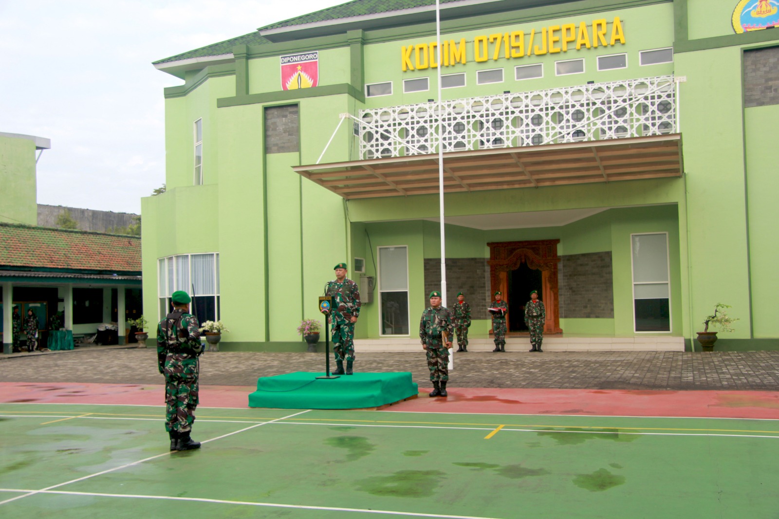 Kodim 0719/Jepara Rutin Gelar Upacara Mingguan