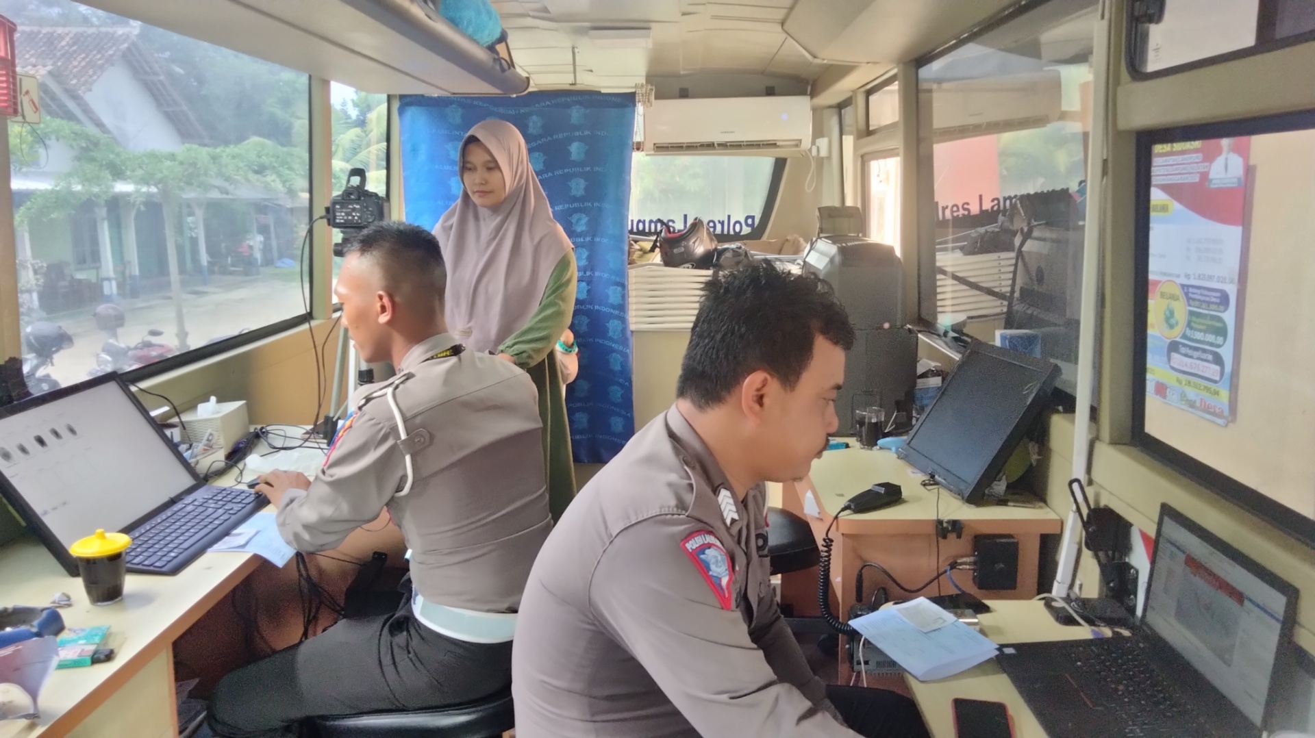 Antusias Warga Candipuro Sambut Pelayanan Perpanjangan SIM Keliling