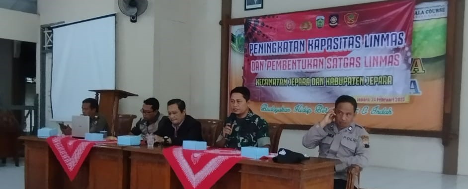 Babinsa 01/Jepara : Linmas Diperlukan sebagai Organ Keamanan Desa