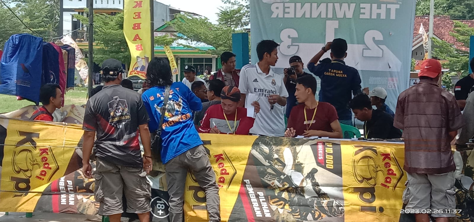 Ratusan Pecinta Burung Kicau Ramaikan Karang Taruna Cup 1