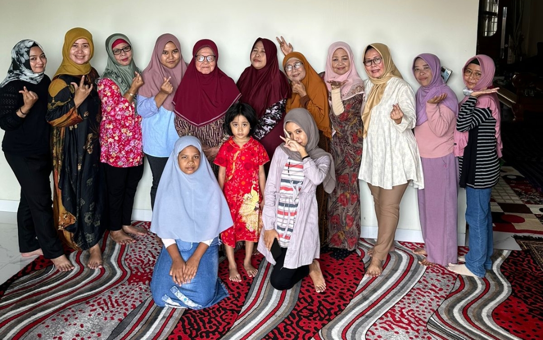 Berjiwa Sosial, Keluarga Besar Hj Siti Asiyah SE Gelar Santunan Anak Yatim Piatu