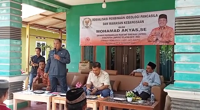 M Akyas: Idiologi Pancasila Sangat Penting Sebagai landasan Kehidupan Sehari-hari.