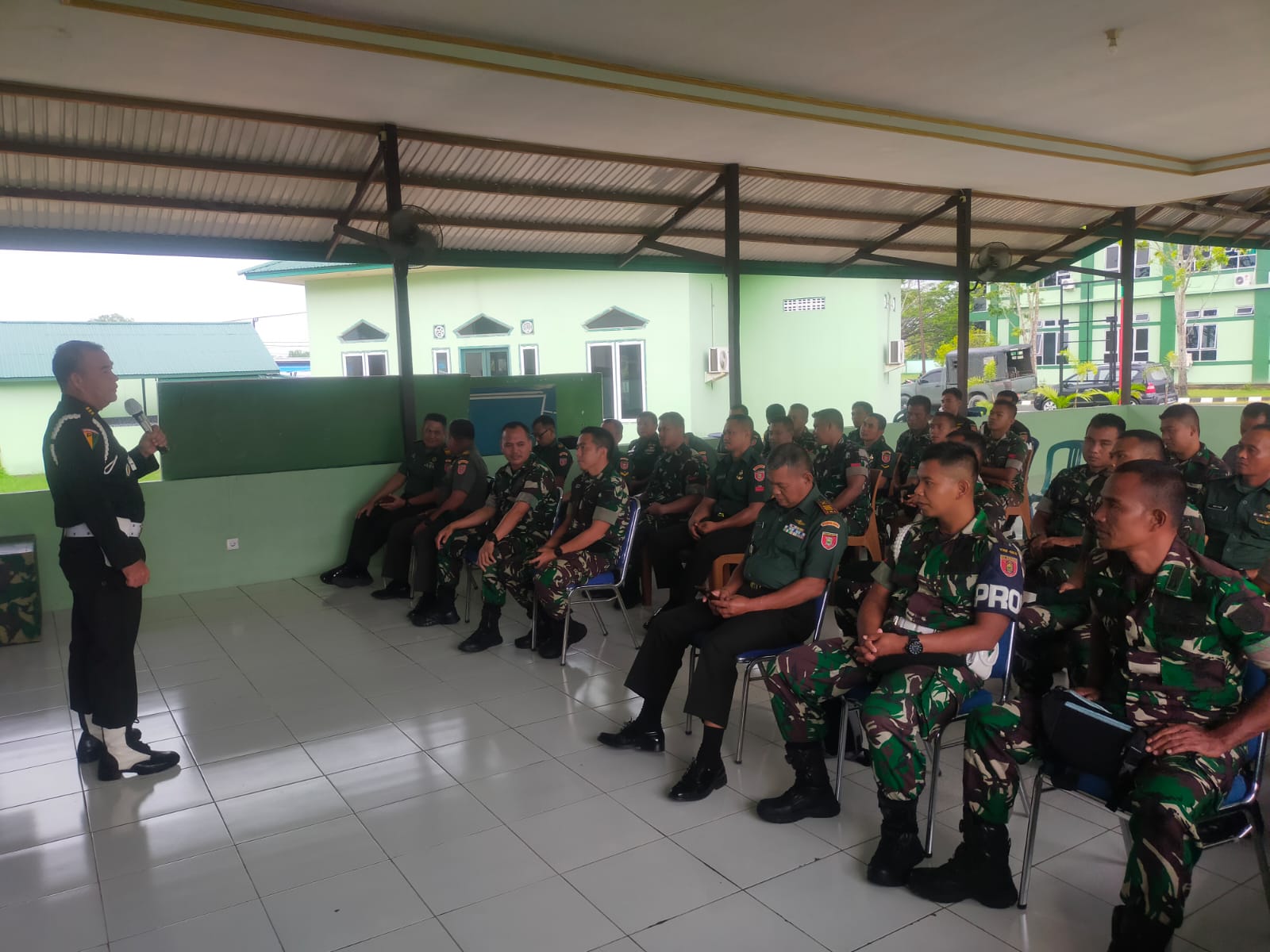 Ingatkan Disiplin dan Tata Tertib, Prajurit Kodim 0913 Penajam Paser Utara Terima Sosialisasi Ops Gaktib dari Subdenpom VI