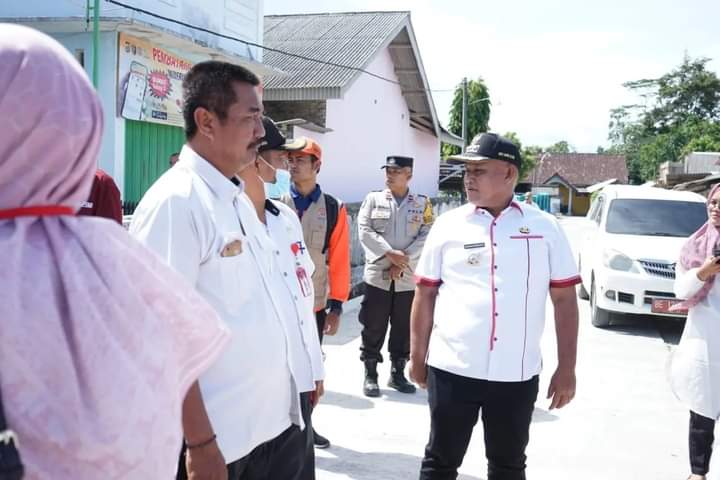 Bupati Lamsel Nanang Ermanto Cek Kesiapan Desa Bumidaya Untuk Melaju Ke Tingkat Provinsi dalam Lomba Desa