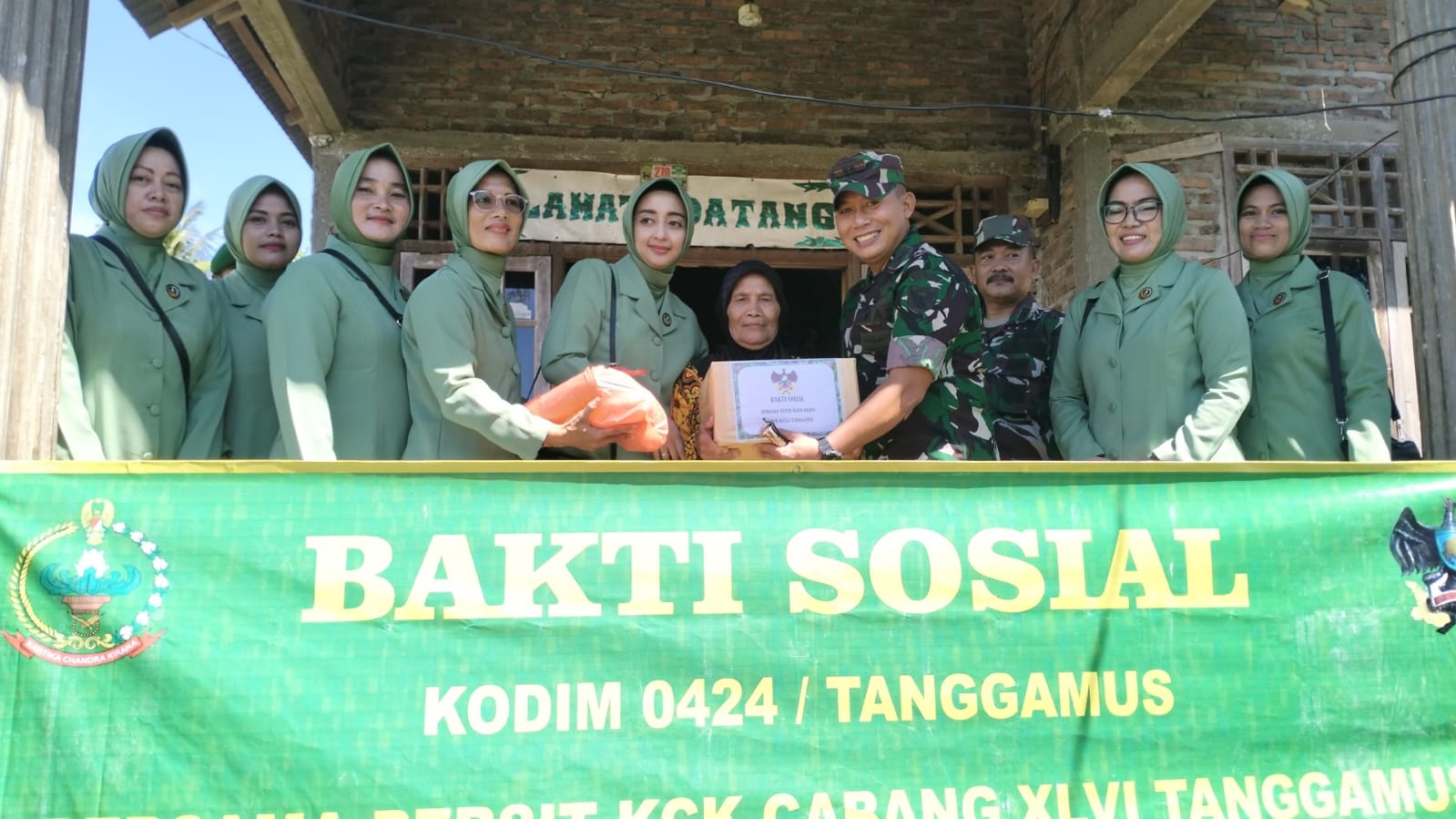 Dandim 0424 TGM gelar Bhakti Sosial Di Dua Kabupaten Sekaligus 