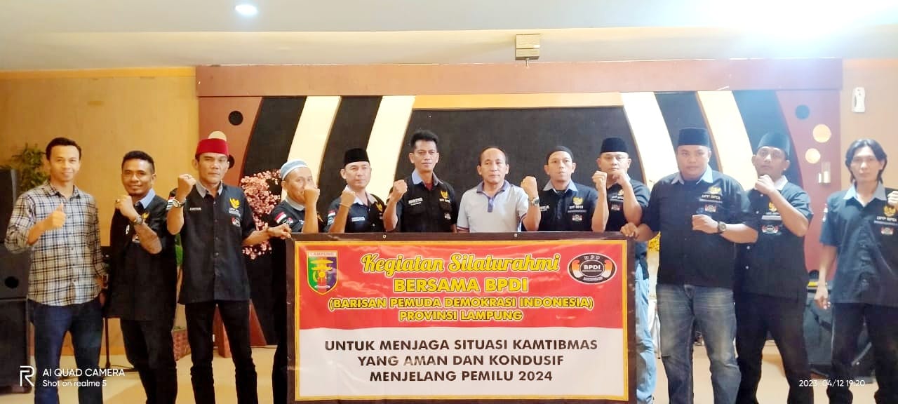 Ditintelkam Polda Lampung Silaturahmi Bersama Ormas BPDI