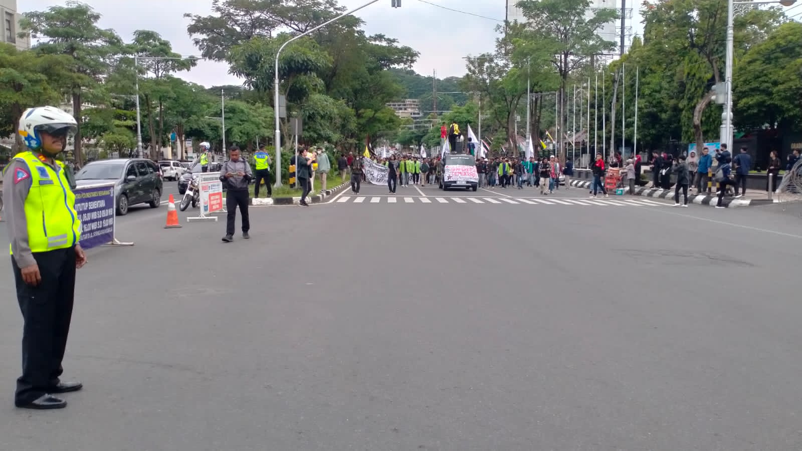 Aksi Unjukrasa Dibubarkan, Ini Sebabnya