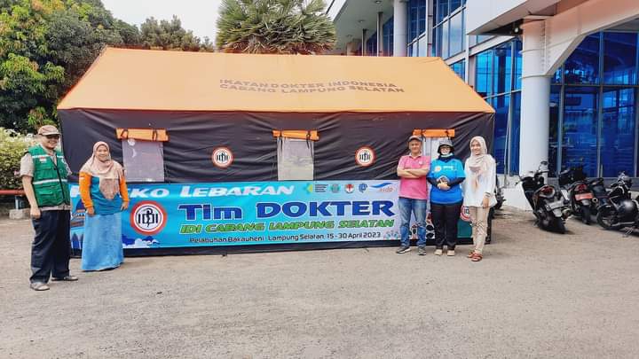 IDI Cabang Lamsel Buka Pos Pelayanan Kesehatan Gratis Bagi Pemudik