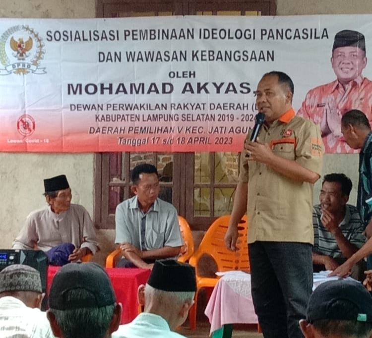 M.Akyas Ajak Masyarakat Saling Menghargai dan Menghormati Antar Suku,Umat dan Beragama