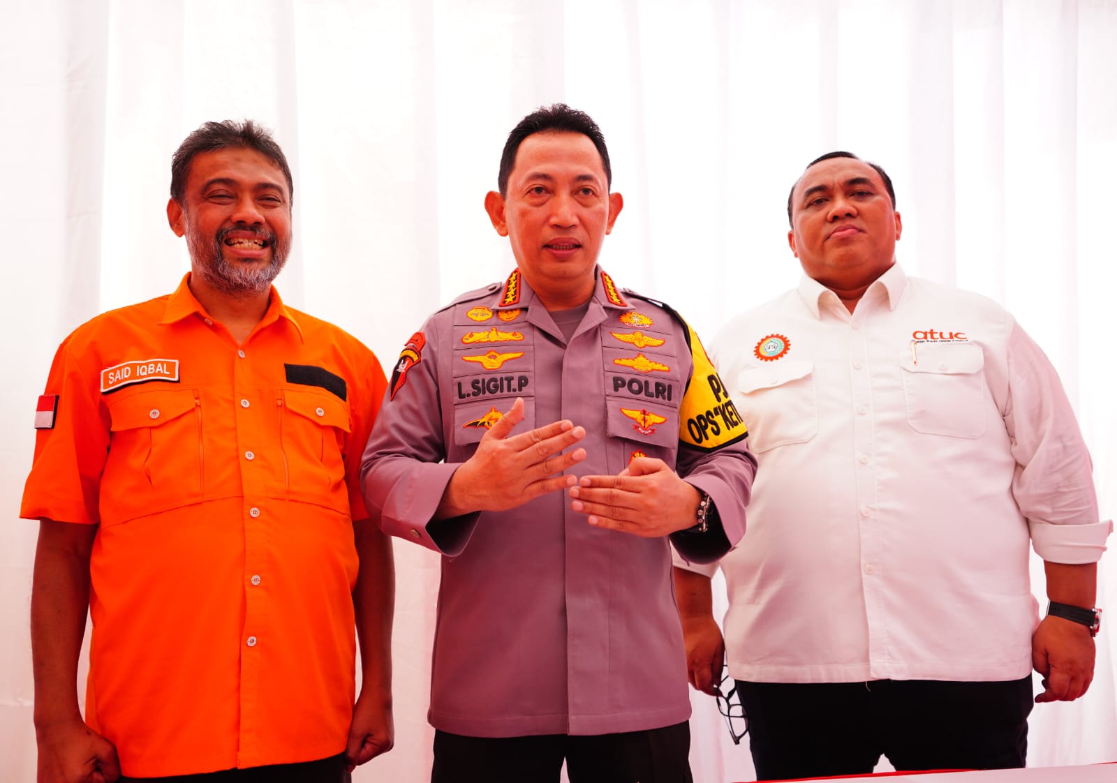 Wujudkan SDM Unggul, Kapolri : Berjuang Buruh dan Tingkatkan Kesejahteraan