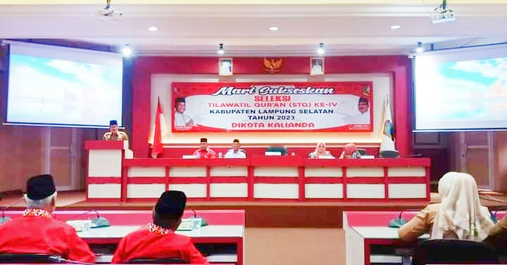 Secara Resmi Sekda Lamsel Thamrin Membuka Kegiatan STQ