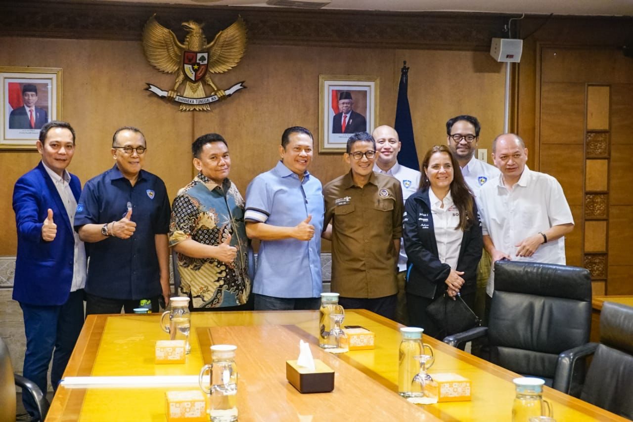 Bamsoet Apresiasi Dukungan Kemenparekraf Terhadap Penyelenggaraan Jakarta E-Prix 2023