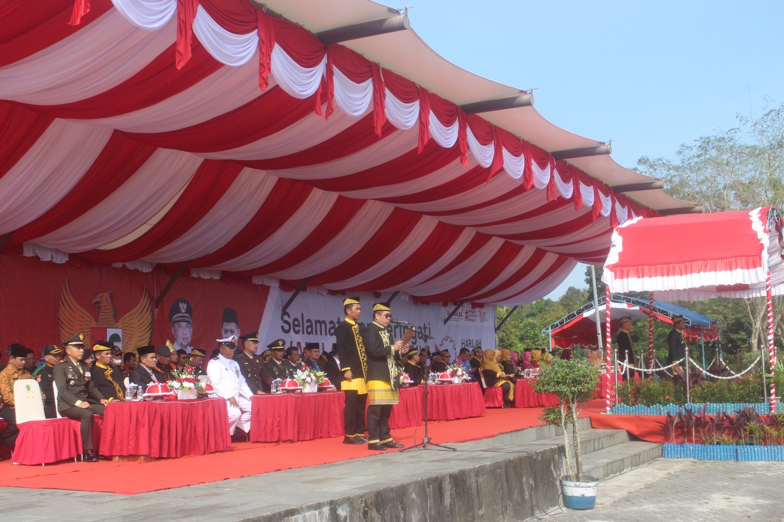Garda Terdepan Menjaga Pancasila,  Anggota Kodim 0913/PPU Ikuti Upacara Peringati Hari Pancasila