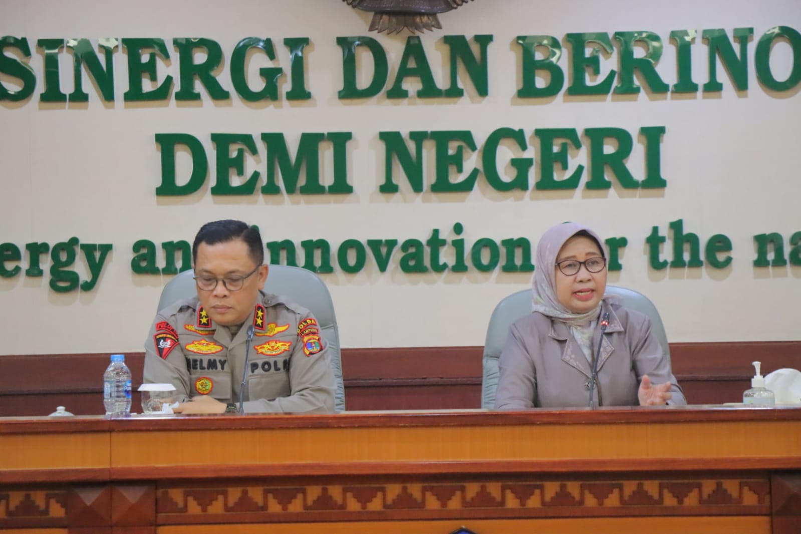 Kapolda Lampung, Audiensi dengan Rektor Universitas Lampung.