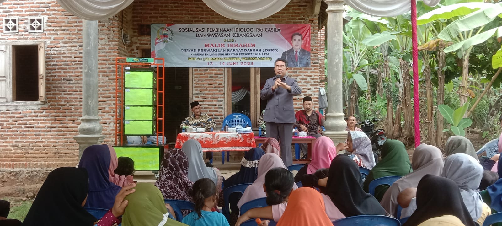 Malik Ibrahim Kembali Sosialisasikan Tentang Nilai Nilai Idiologi Pancasila dan Wawasan Kebangsaan