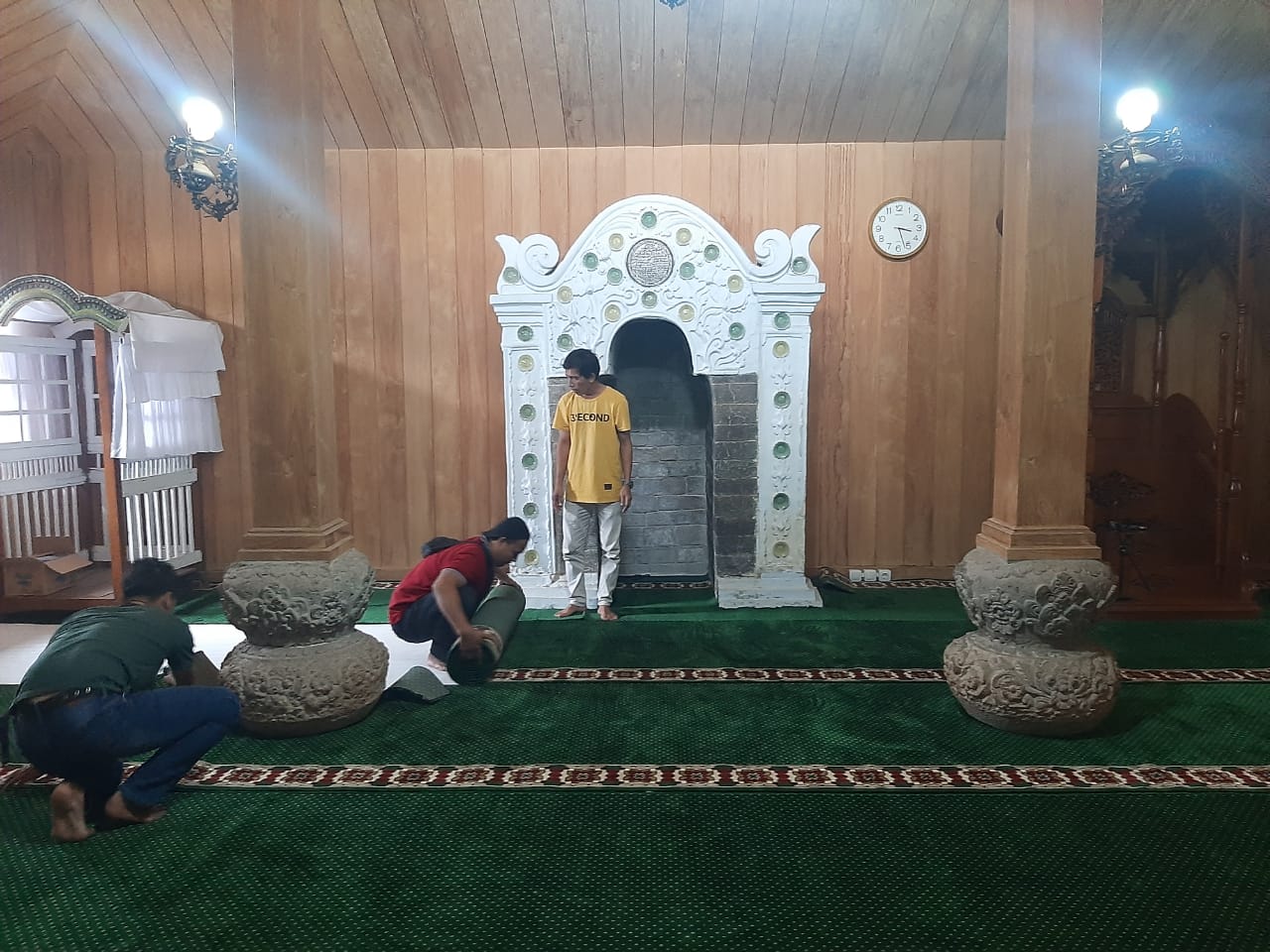 Polres Kudus : Revitalisasi Tempat Religi di Momen HUT Bhayangkara ke-77