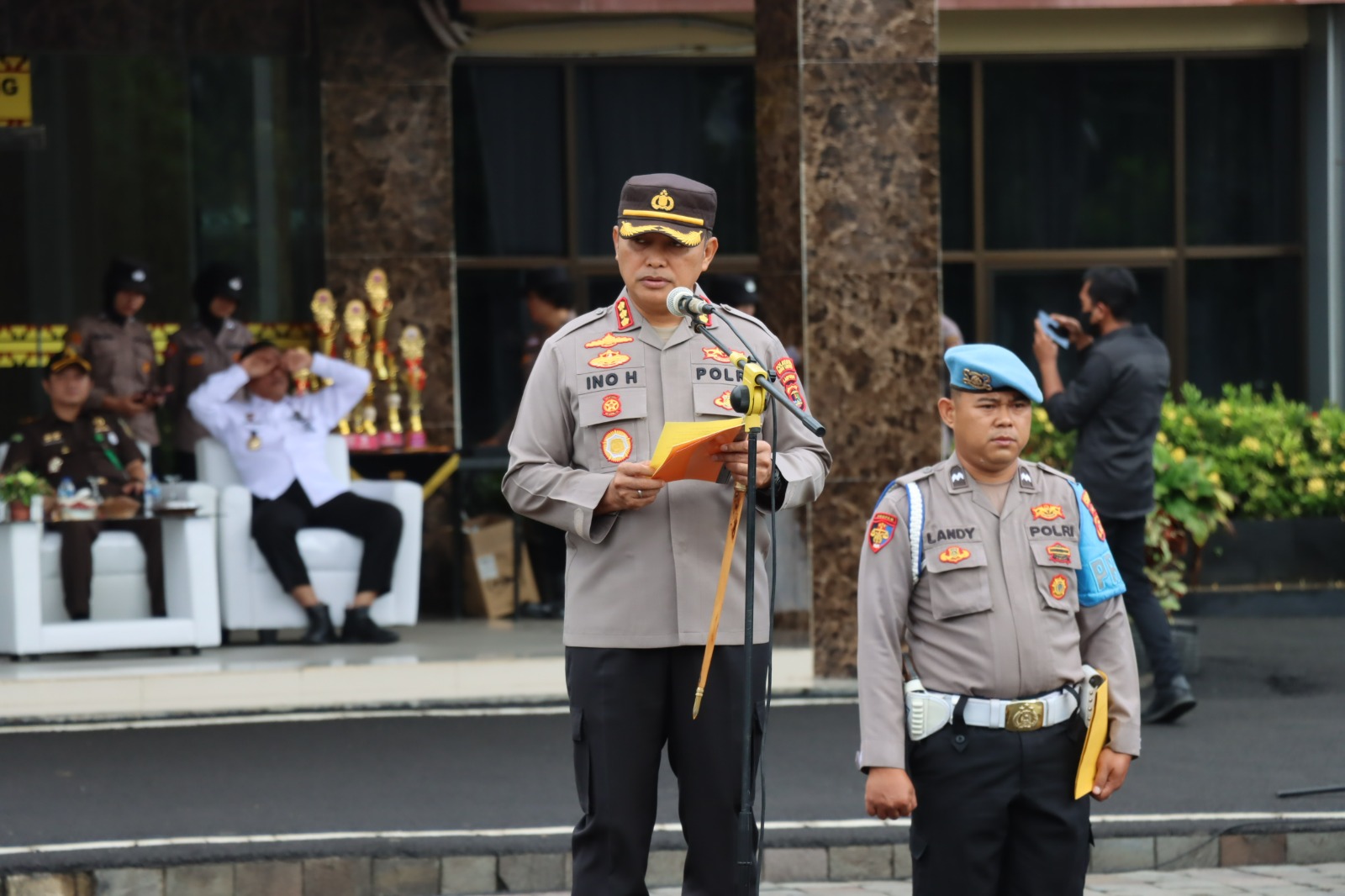 Kapolresta Bandar Lampung Pimpin Apel Kasatkamling Tingkat Kota Bandar Lampung