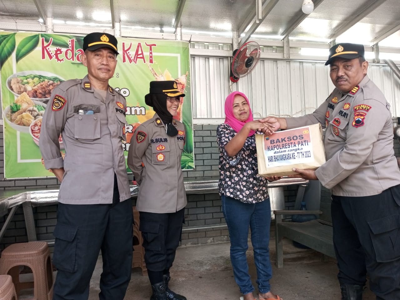 Revitalisasi Vihara Shadda Giri di Momen HUT Bhayangkara ke 77