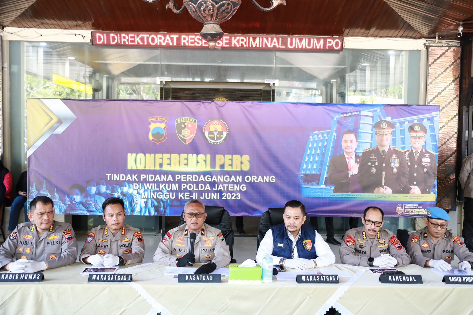 13 Tersangka TPPO Dibekuk Polda Jateng