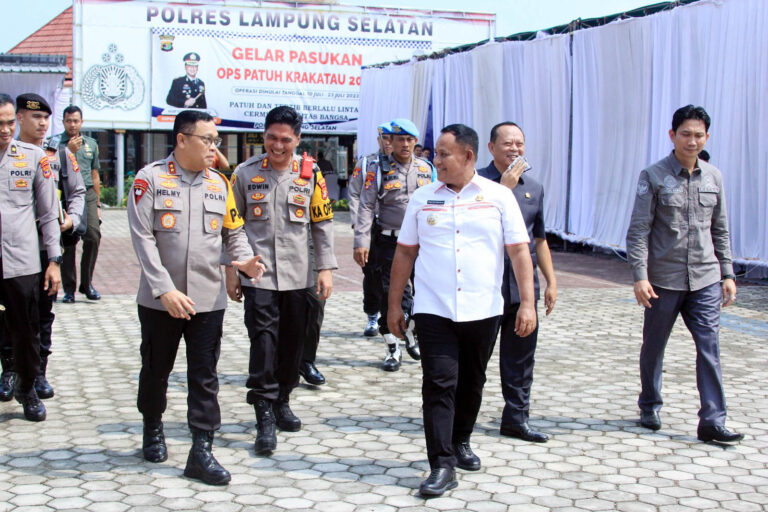Bupati Nanang Ermanto Sambut Kunjungan Kapolda Lampung Irjen. Pol. Helmy Santika