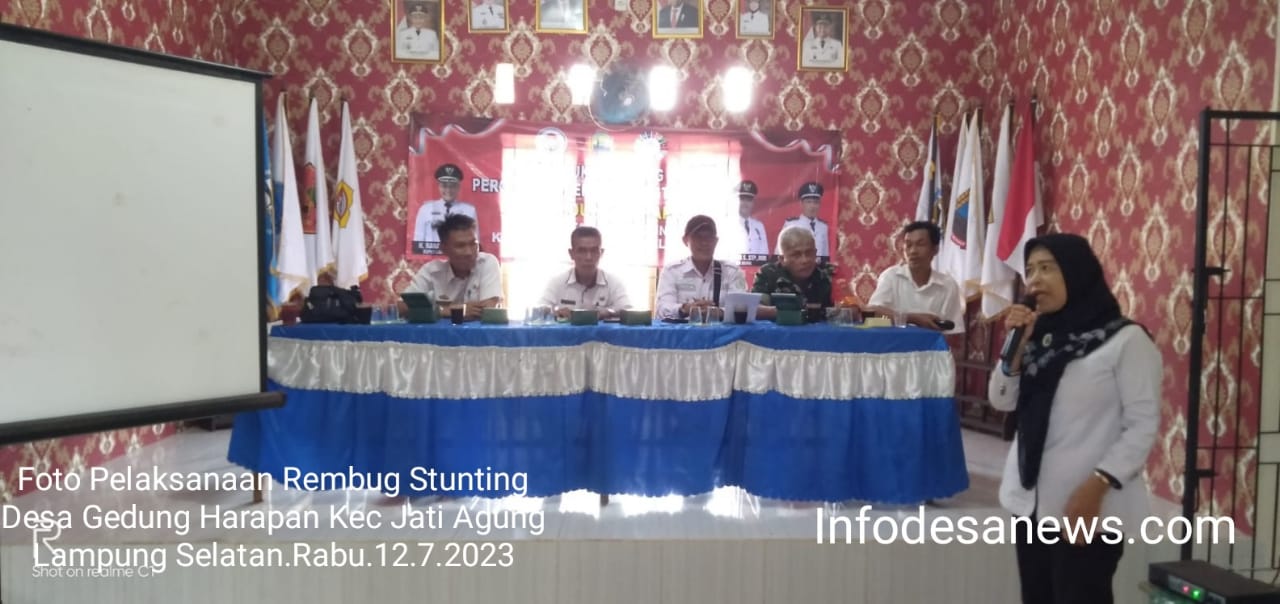 Secara Serentak Empat Desa di Kecamatan Jatiagung Gelar Rembuk Stunting