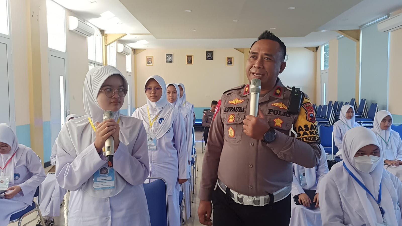Police Goes To School Hadir, Kompol Asfauri, S.H., M.H Dekat Generasi Anak Bangsa