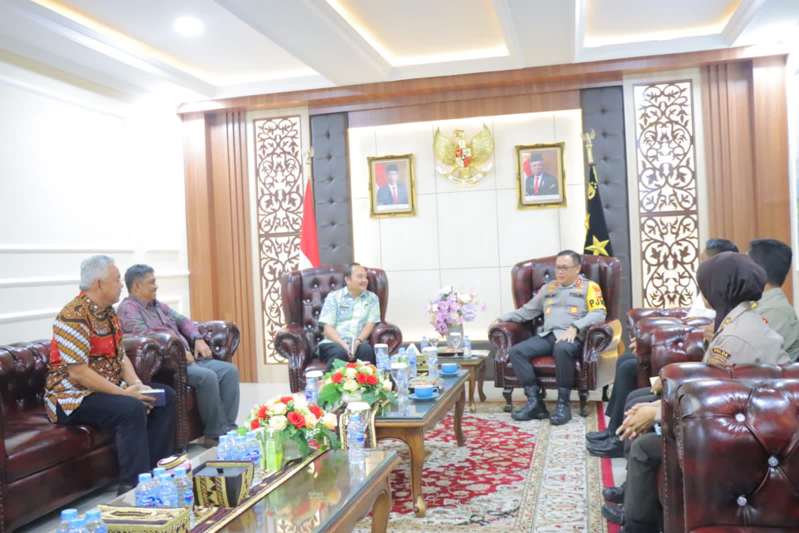 Kapolda Lampung Terima Audiensi BPN Provinsi Lampung