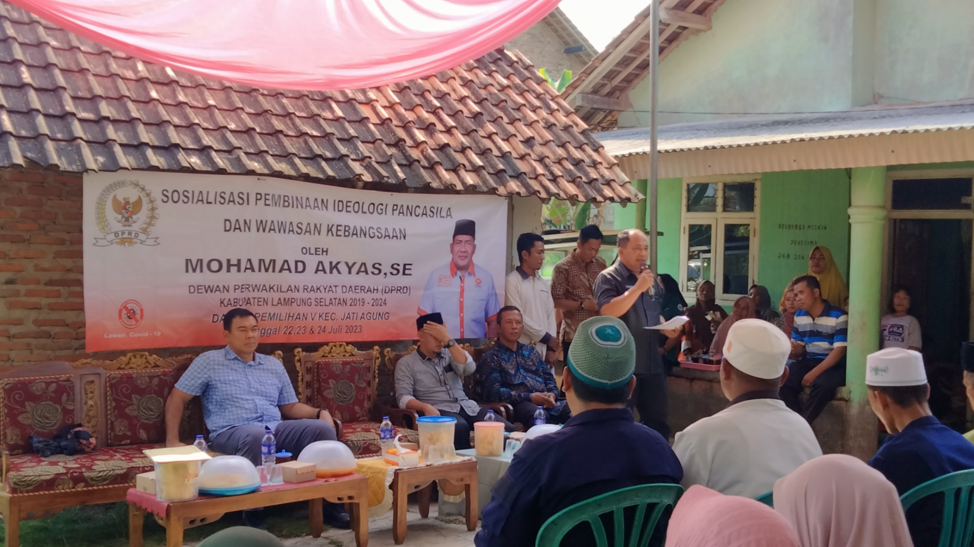 M Akyas Ajak Masyarakat Kenalkan Idiologi Pancasila Sajak Dini Demi Keutuhan NKRI