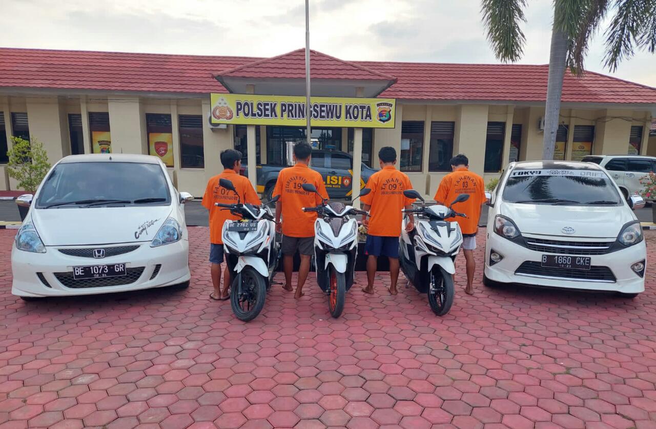 Nekat Gelapkan Rokok, Empat Karyawan Tokoh di Ciduk Polisi